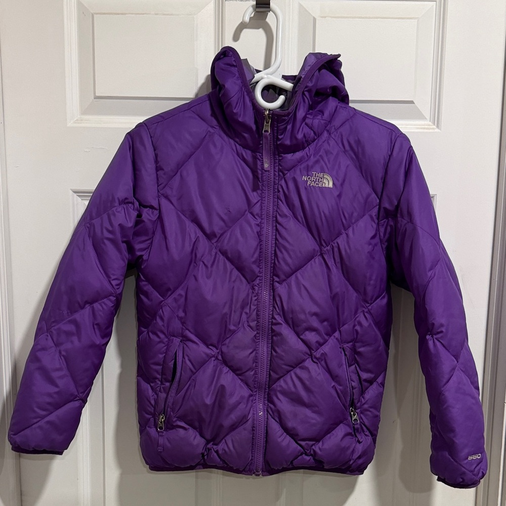 The North Face Kids Puffer Jacket in Vibrant Purple